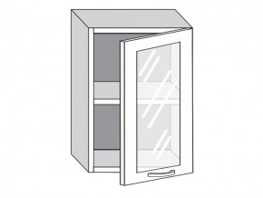 1.50.3 Шкаф настенный (h=720) на 500мм с 1-ой стекл. дверцей в Невьянске - nevyansk.magazinmebel.ru | фото