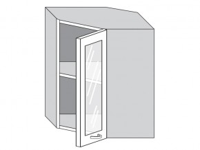 1.60.3у Шкаф настенный (h=720) угловой на 600мм со стекл. дверцей в Невьянске - nevyansk.magazinmebel.ru | фото