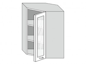 19.60.3у Шкаф настенный (h=913) угловой на 600мм со стекл. дверцей в Невьянске - nevyansk.magazinmebel.ru | фото