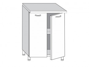2.60.2 Шкаф-стол на 600мм с 2-мя дверцами в Невьянске - nevyansk.magazinmebel.ru | фото