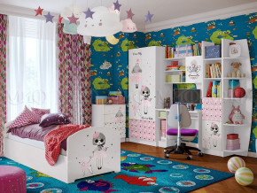 Детская комната Юниор-2 Мальвина в Невьянске - nevyansk.magazinmebel.ru | фото