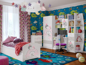 Детская комната Юниор-2 Принцесса 1 в Невьянске - nevyansk.magazinmebel.ru | фото