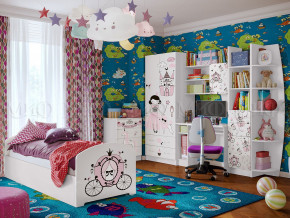 Детская комната Юниор-2 Принцесса в Невьянске - nevyansk.magazinmebel.ru | фото