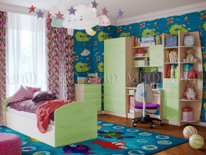 Детская комната Юниор-2 Салатовый в Невьянске - nevyansk.magazinmebel.ru | фото