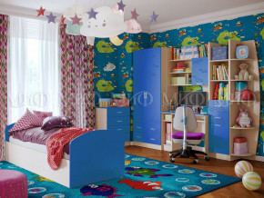 Детская комната Юниор-2 Синий в Невьянске - nevyansk.magazinmebel.ru | фото