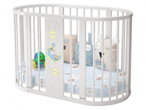 Детская кроватка белая Эстель в Невьянске - nevyansk.magazinmebel.ru | фото