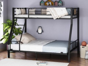 Двухъярусная кровать Гранада-1 140 черный в Невьянске - nevyansk.magazinmebel.ru | фото