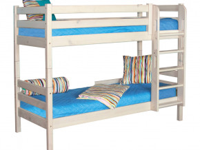 Двухъярусная кровать Соня с прямой лестницей Вариант 9 белая в Невьянске - nevyansk.magazinmebel.ru | фото - изображение 2