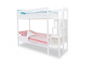 Двухъярусная кровать Svogen белый в Невьянске - nevyansk.magazinmebel.ru | фото