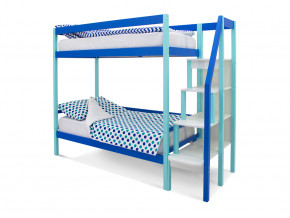 Двухъярусная кровать Svogen мятно-синий в Невьянске - nevyansk.magazinmebel.ru | фото - изображение 1