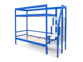 Двухъярусная кровать Svogen с ящиками синий в Невьянске - nevyansk.magazinmebel.ru | фото - изображение 3