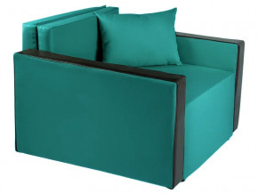 Кресло-кровать Милена с подлокотниками рогожка emerald в Невьянске - nevyansk.magazinmebel.ru | фото - изображение 1