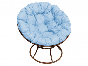 Кресло Папасан без ротанга голубая подушка в Невьянске - nevyansk.magazinmebel.ru | фото