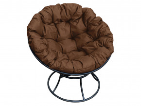 Кресло Папасан без ротанга коричневая подушка в Невьянске - nevyansk.magazinmebel.ru | фото
