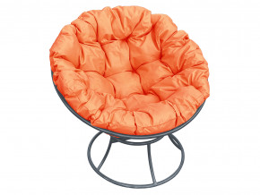 Кресло Папасан без ротанга оранжевая подушка в Невьянске - nevyansk.magazinmebel.ru | фото - изображение 1