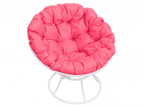 Кресло Папасан без ротанга розовая подушка в Невьянске - nevyansk.magazinmebel.ru | фото