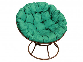 Кресло Папасан без ротанга зелёная подушка в Невьянске - nevyansk.magazinmebel.ru | фото - изображение 1