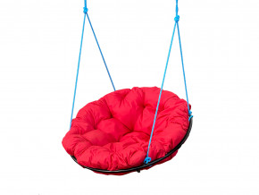 Кресло Папасан подвесное красная подушка в Невьянске - nevyansk.magazinmebel.ru | фото
