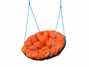 Кресло Папасан подвесное оранжевая подушка в Невьянске - nevyansk.magazinmebel.ru | фото