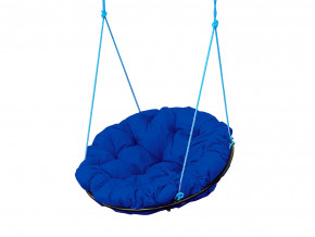 Кресло Папасан подвесное синяя подушка в Невьянске - nevyansk.magazinmebel.ru | фото