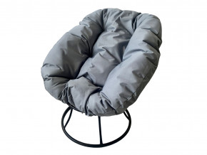 Кресло Пончик без ротанга серая подушка в Невьянске - nevyansk.magazinmebel.ru | фото - изображение 1