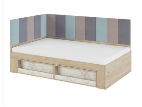 Кровать 1,2 с мягкими элементами 1,2 и 2,0 Алиса мод.2.3 в Невьянске - nevyansk.magazinmebel.ru | фото - изображение 1