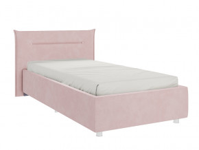 Кровать Альба 900 велюр нежно-розовый в Невьянске - nevyansk.magazinmebel.ru | фото