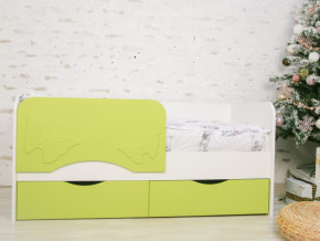 Кровать Бабочка белый/салатовый софт в Невьянске - nevyansk.magazinmebel.ru | фото