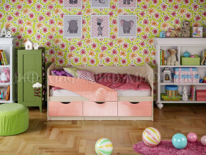Кровать Бабочки 1800 Розовый металлик в Невьянске - nevyansk.magazinmebel.ru | фото