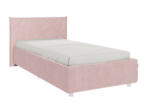 Кровать Бест 900 велюр нежно-розовый в Невьянске - nevyansk.magazinmebel.ru | фото