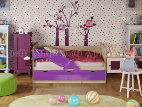 Кровать Дельфин-1 1800 Фиолетовый металлик в Невьянске - nevyansk.magazinmebel.ru | фото - изображение 1