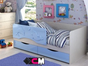 Кровать детская Алиса КР 812 голубая 1600 в Невьянске - nevyansk.magazinmebel.ru | фото