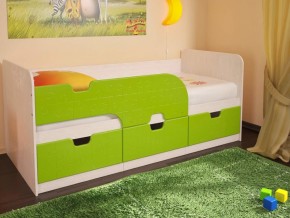 Кровать детская Минима лайм в Невьянске - nevyansk.magazinmebel.ru | фото