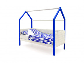 Кровать-домик мягкий Svogen сине-белый в Невьянске - nevyansk.magazinmebel.ru | фото - изображение 1