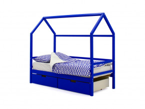Кровать-домик Svogen с ящиками синий в Невьянске - nevyansk.magazinmebel.ru | фото - изображение 1
