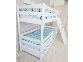 Кровать двухъярусная Сонечка с наклонной лестницей и ящиками в Невьянске - nevyansk.magazinmebel.ru | фото - изображение 3
