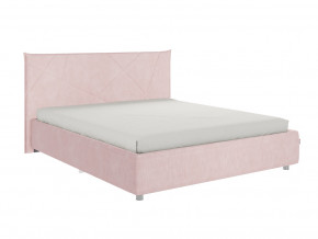 Кровать Квест 1600 велюр нежно-розовый в Невьянске - nevyansk.magazinmebel.ru | фото