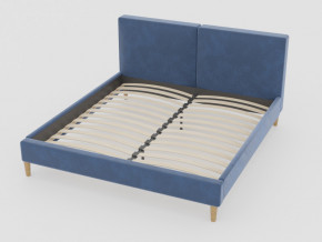 Кровать Линси 1200 синий в Невьянске - nevyansk.magazinmebel.ru | фото