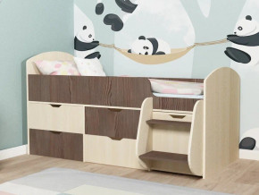 Кровать Малыш-7 Дуб-Бодега в Невьянске - nevyansk.magazinmebel.ru | фото