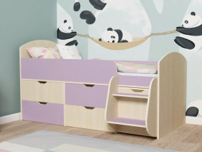 Кровать Малыш-7 Дуб-Ирис в Невьянске - nevyansk.magazinmebel.ru | фото