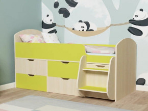 Кровать Малыш-7 Дуб-лайм в Невьянске - nevyansk.magazinmebel.ru | фото