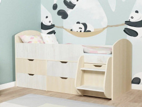 Кровать Малыш-7 Дуб-Винтерберг в Невьянске - nevyansk.magazinmebel.ru | фото