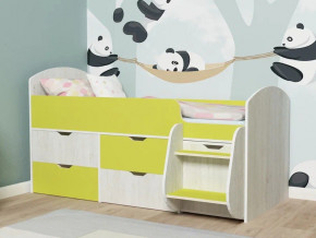 Кровать Малыш-7 Винтербер-Лайм в Невьянске - nevyansk.magazinmebel.ru | фото