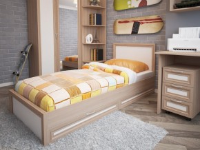 Кровать с настилом Остин модуль 21 с ящиками 24 в Невьянске - nevyansk.magazinmebel.ru | фото