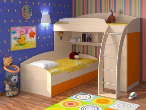 Кровать Соня 1+2 Оранжевый в Невьянске - nevyansk.magazinmebel.ru | фото - изображение 1