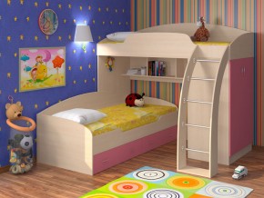 Кровать Соня 1+2 Розовый в Невьянске - nevyansk.magazinmebel.ru | фото - изображение 1