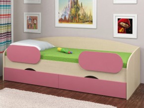 Кровать Соня 2 дуб молочный-розовый в Невьянске - nevyansk.magazinmebel.ru | фото - изображение 2