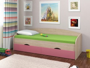 Кровать Соня 2 сонома-розовый в Невьянске - nevyansk.magazinmebel.ru | фото