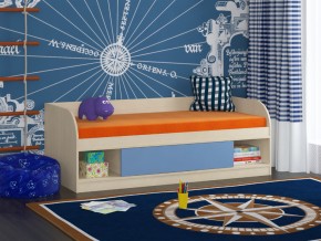 Кровать Соня 4 дуб молочный-голубой в Невьянске - nevyansk.magazinmebel.ru | фото