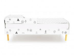 Кровать Stumpa Классика с бортиком рисунок Домики в Невьянске - nevyansk.magazinmebel.ru | фото - изображение 3